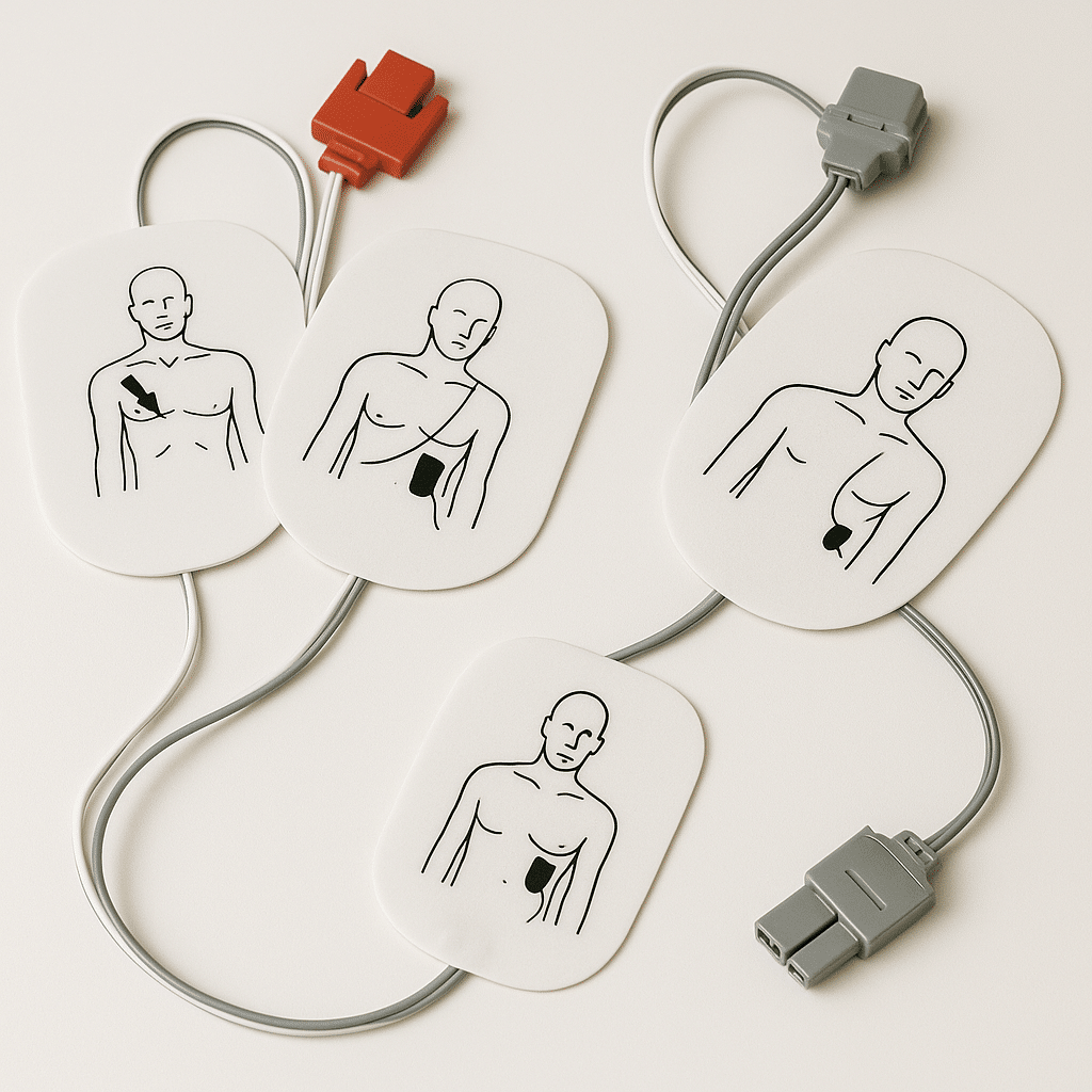 Electrodos para desfibrilador DEA