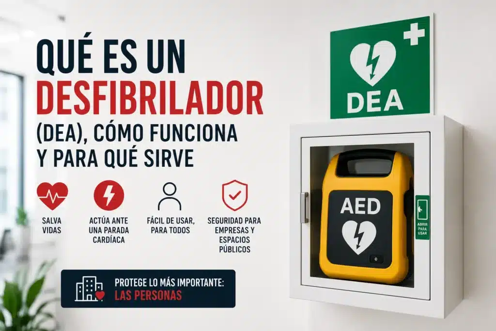 que es un DEA desfibrilador
