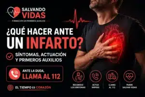 Qué hacer ante un infarto: síntomas, señales de alarma y actuación paso a paso para reconocer una emergencia cardíaca y llamar al 112 rápidamente.