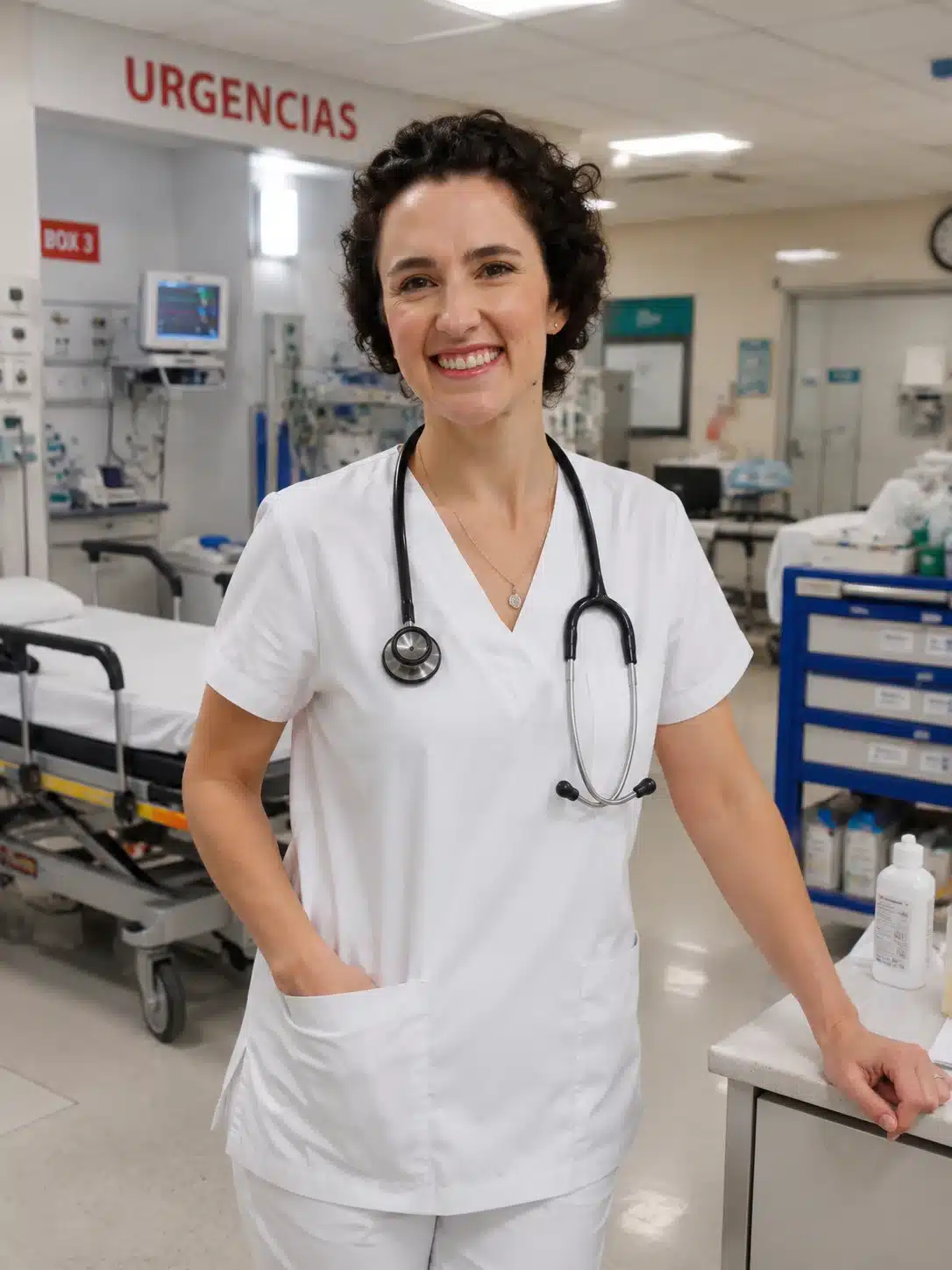 Profesional sanitaria del equipo de formación de Salvando Vidas