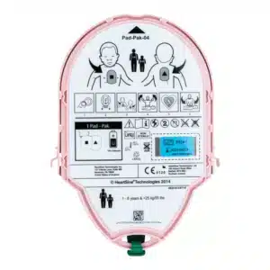 HeartSine Pedi-Pak pediátrico: batería y electrodos para samaritan PAD