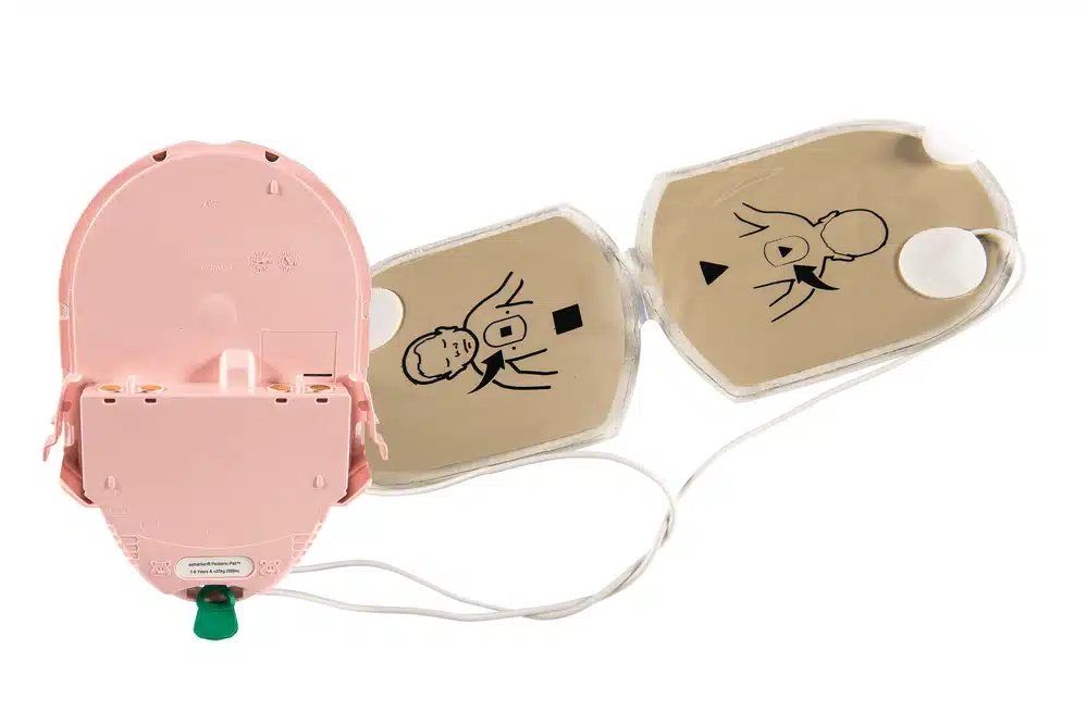 HeartSine Pediatric-Pak con batería y electrodos pediátricos para Samaritan PAD 350P 360P y 500P